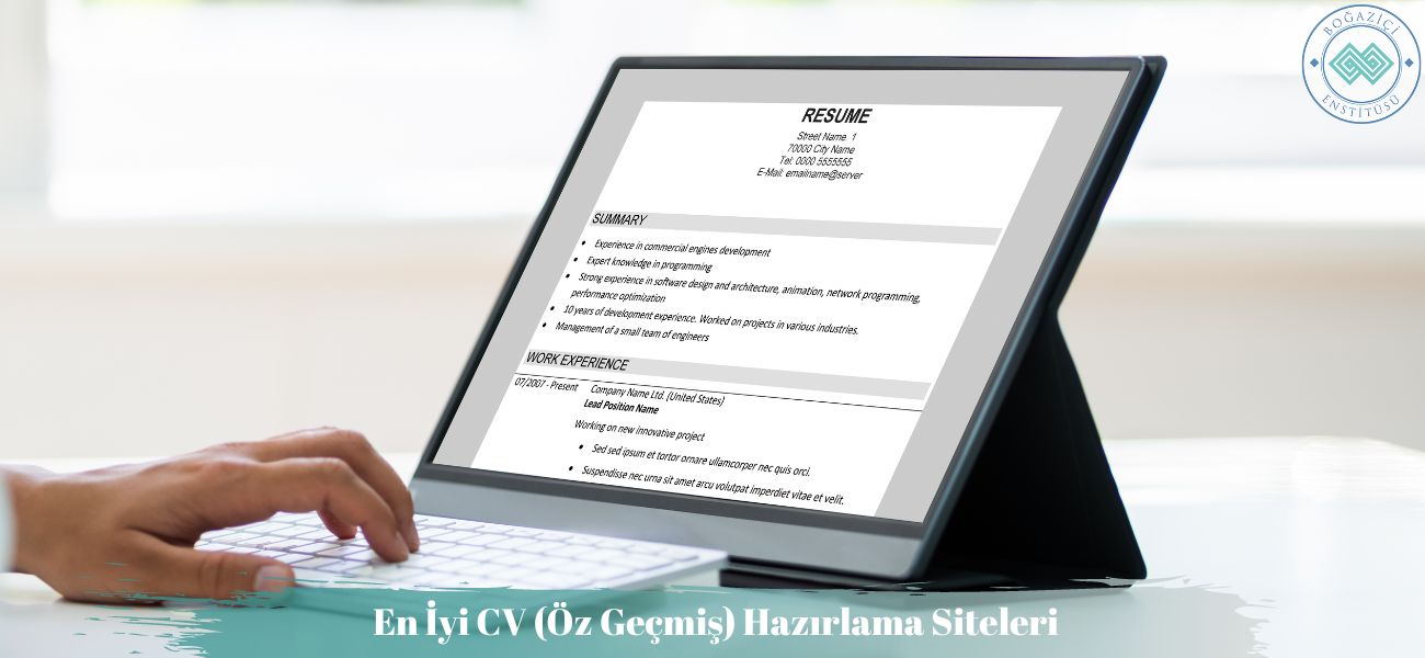 En İyi CV (Öz Geçmiş) Hazırlama Siteleri